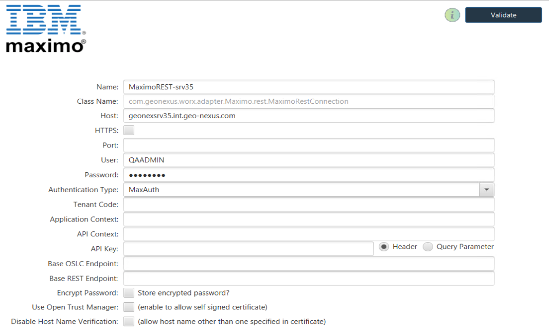 Maximo Oracle Connector Articles