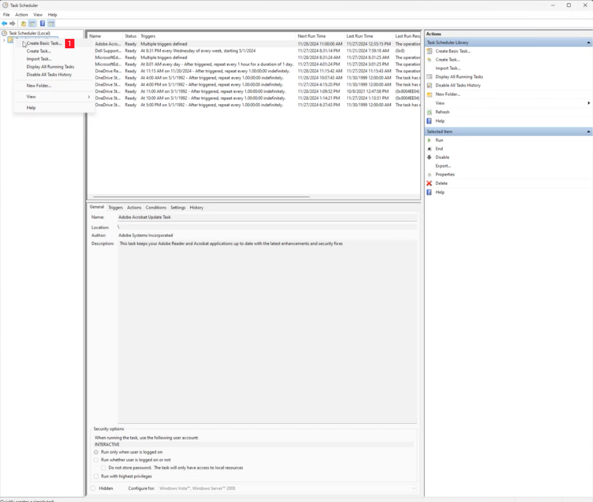 Task Option Articles